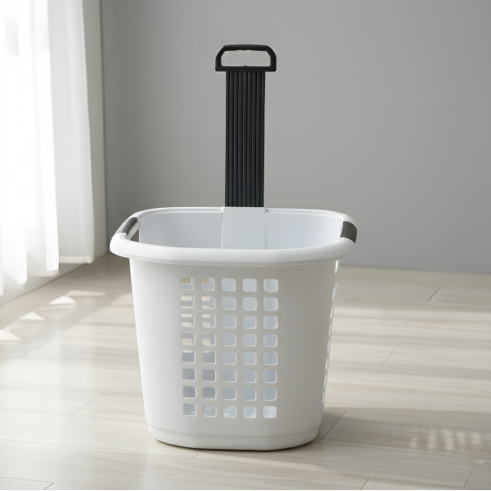 Plastic Laundry Basket 66 L